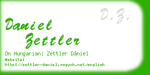daniel zettler business card